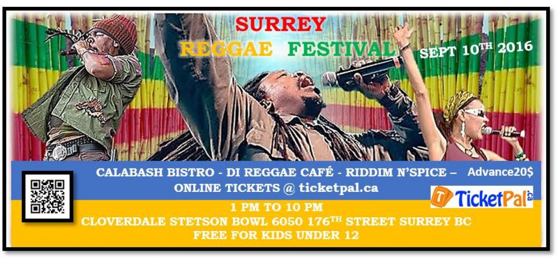 Surrey Reggae Festival Sept.10