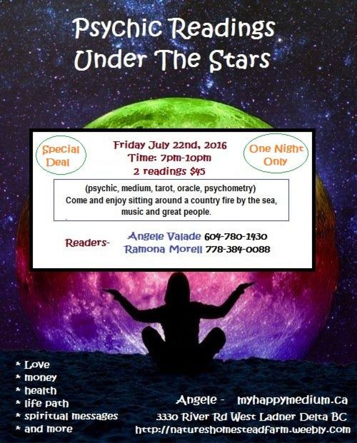 Psychic Readings Under the Stars