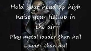 Manowar - Die for metal (lyrics)