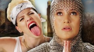 Miley Cyrus vs Joan of Arc. Epic Rap Battles of History Season 3.